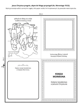 strona z zadaniami: Księga Mormona uczy o Jezusie Chrystusie
