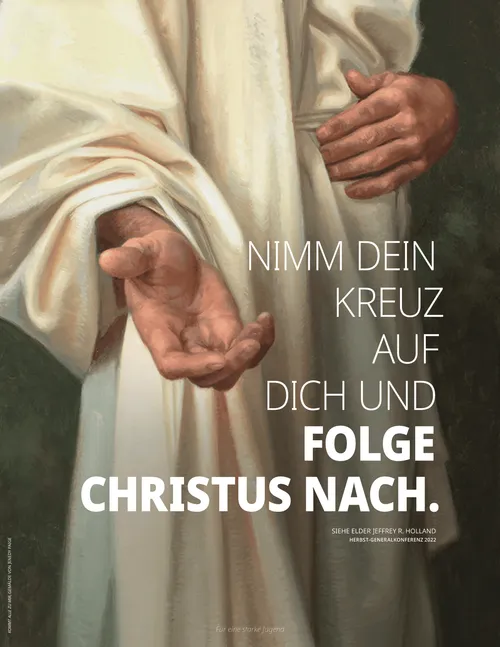 Poster mit Zitat von Elder Holland