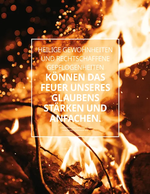 Poster mit Zitat von Elder Lund