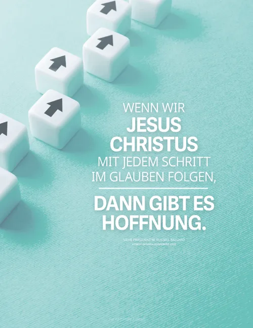 Poster mit Zitat von Elder Ballard