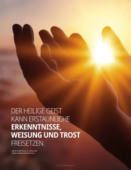 Poster mit Zitat von Elder Renlund