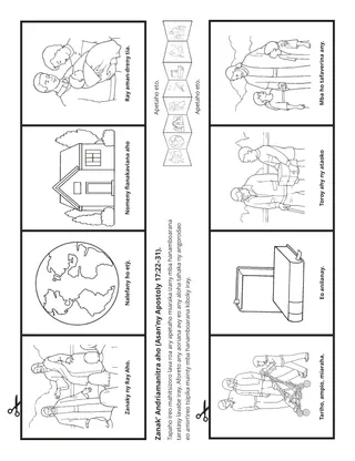 pejin’ny asa atao: Zanaky ny Ray aho