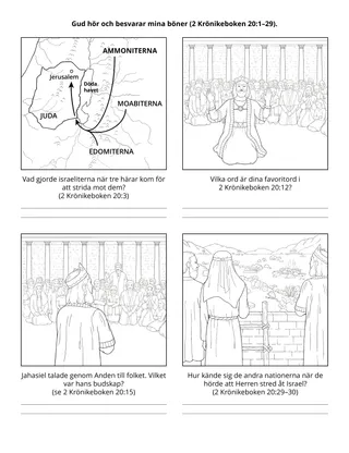 Primärs aktivitetssida: Gud hör och besvarar mina böner