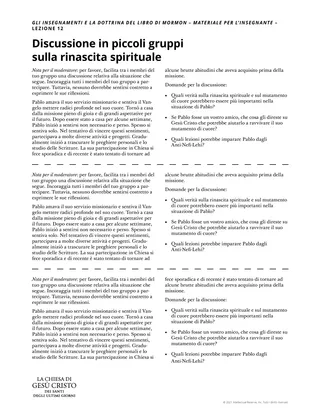 volantino per l’insegnante