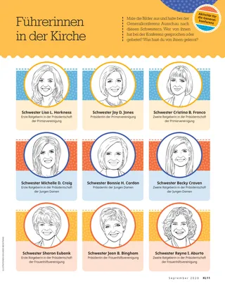 Women who help lead the Church