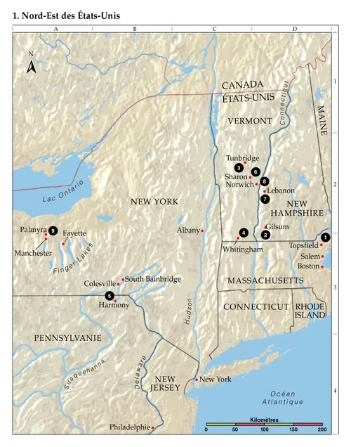 histoire de l’Église, carte 1
