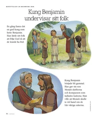 King Benjamin teaches his people 1