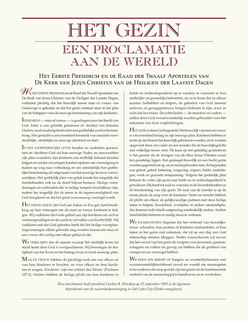 proclamation document