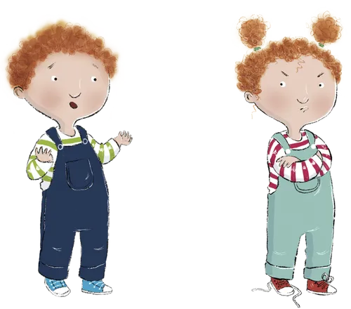 Boy apologizing to an angry girl