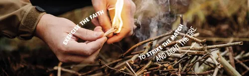 matches lighting a fire