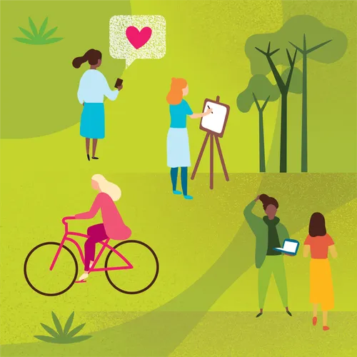 moun k ap fè aktivite