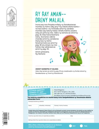 Taratasy ho an’ny ray aman-dreny