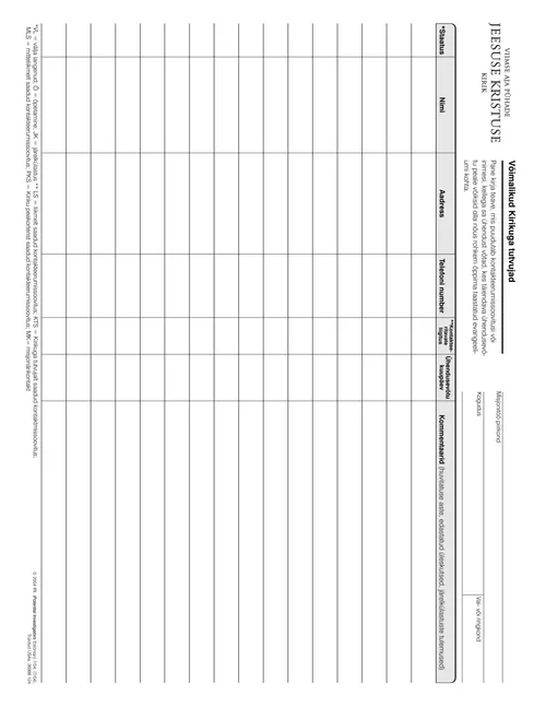 potentsiaalsed Kirikuga tutvujad