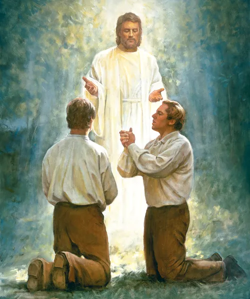 Joseph and Oliver with John the Baptist