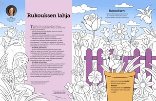 Kukkien väritystehtävä