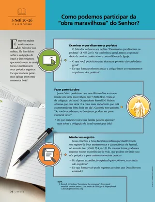 How do we participate in the Lords marvelous work