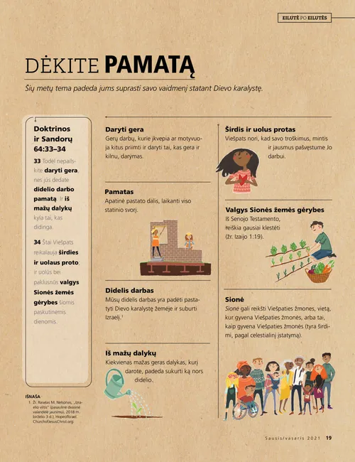 Dėkite pamatą