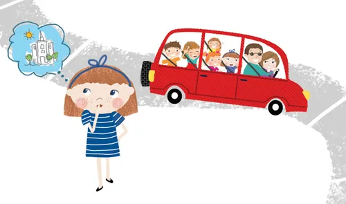 girl thinking of temple