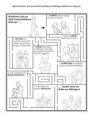 ukurasa wa shughuli: injili inanifundisha mimi jinsi ya kurudi kwa Baba wa Mbinguni