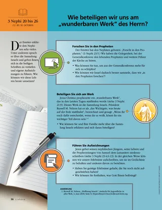 How do we participate in the Lords marvelous work