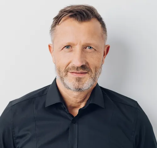 man posing for picture