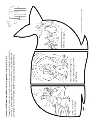 pagină cu activități: Domnul mă binecuvântează când mă supun Lui