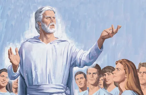 people in heaven with Heavenly Father