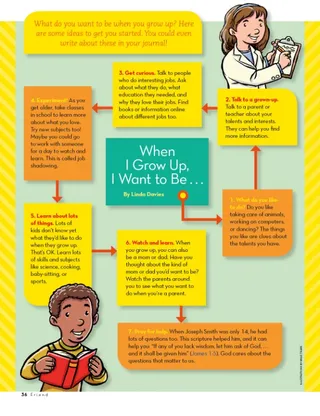 When I Grow Up, I Want to Be …