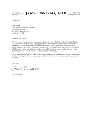 letra paraqitëse e Hernandesit