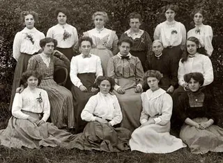 group of English women