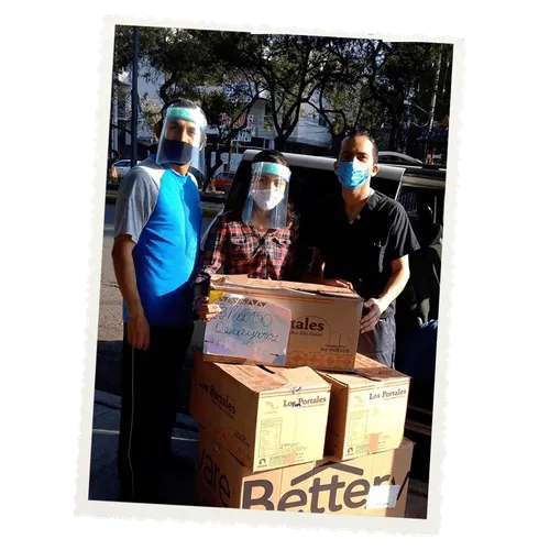 youth at service project