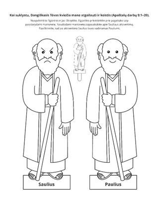 užsiėmimų puslapis. Dangiškasis Tėvas kviečia mane keistis