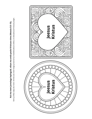 tegevusleht: Kui ma sõlmin Jumalaga lepinguid, võtan ma enda peale Kristuse nime