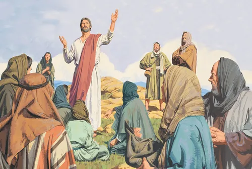Jesus teaching disciples