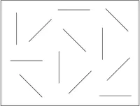 幾道隨意的線條