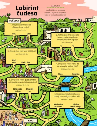 labirint kroz prizore Novog zavjeta