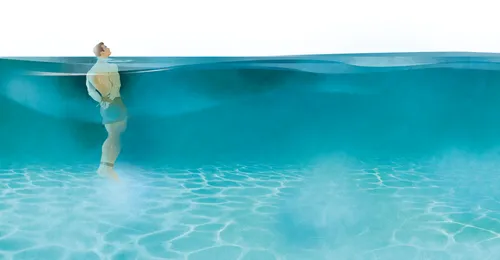 Navy SEAL training in water