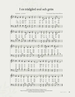 In a Sacred Garden Place