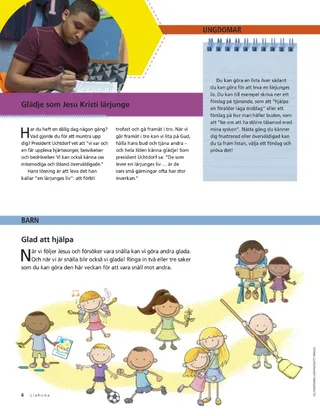 children happy helping