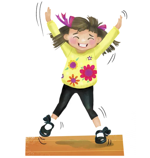 girl tap dancing