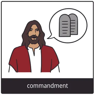 commandment gospel symbol