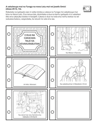 tabana ni itaviqaravi: A vakalesuya mai na Turaga na Nona Lotu mai vei Josefa Simici