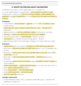 kiemelt álláshirdetés