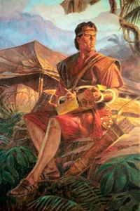 Nephi and gold plates