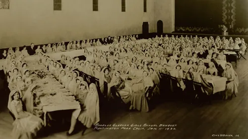 group of young women