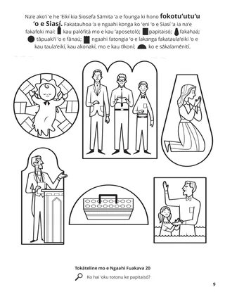 The Restored Church of Jesus Christ coloring page