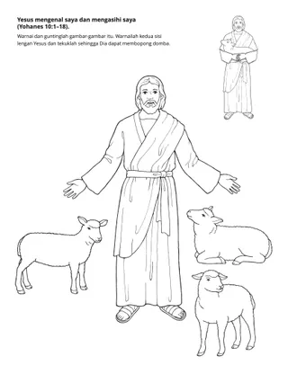 halaman kegiatan: Yesus mengasihi saya