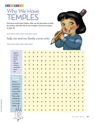 Funstuff: Why We Have Temples