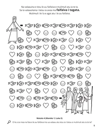 Fishers of Men coloring page