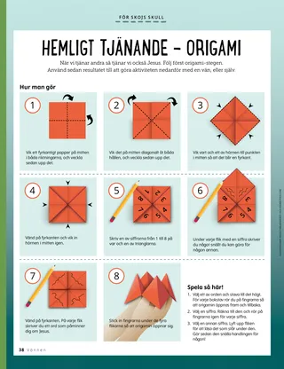 illustrated oribami instructions